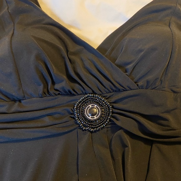 Womens En Focus Brand Black Dress Size 20 - Picture 2 of 4